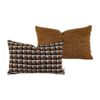 Coussin en velours bi-face 25x40 cm 4 Coussin MARLON coloris Cannelle