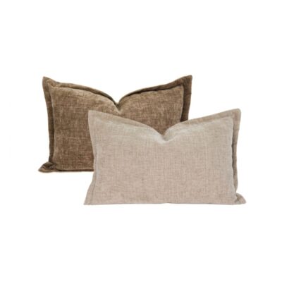 Housse de coussin en velours bi-face 40x60 cm