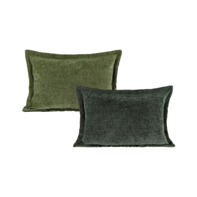 Alternative view of Housse de coussin en velours bi-face 40x60 cm