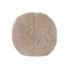 coussin rond texture VISON STONE ECORCE