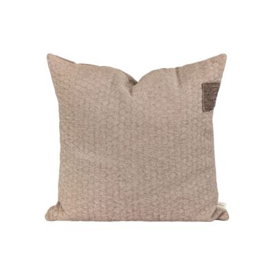 Coussin à motif nid d'abeille 50x50 cm