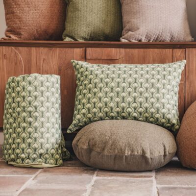 Alternative view of Housse de coussin rond en velours