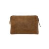 Pochette en cuir 11 Trousse en velours TRIP Alezan