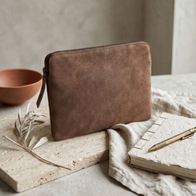 Trousse en velours TICKET Squirrel