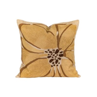 Décoration et linge de maison : pourquoi privilégier des matières naturelles ? 10 Coussin broderie artisanale 50x50 cm