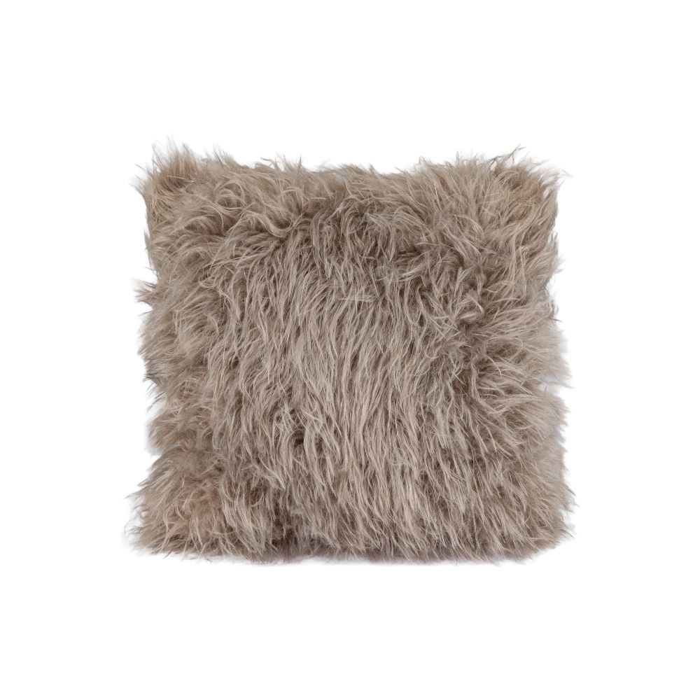 Coussin en fausse fourrure 50x50 cm 1 Coussin en fausse fourrure 50x50 cm