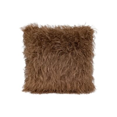 Housse de coussin en fausse fourrure 50x50 cm