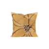 coussin en coton 50x50cm TAARI ART yellow