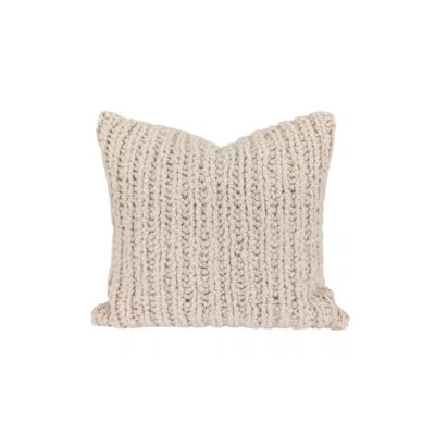 Coussin en laine en tricot 50x50 cm