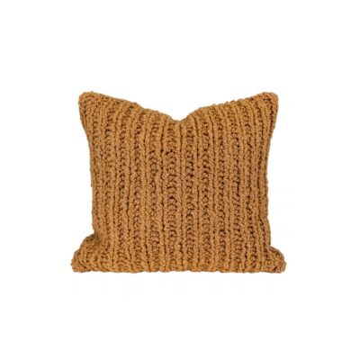 Coussin en laine en tricot 50x50 cm