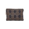 Pochette en laine à motif médaillon