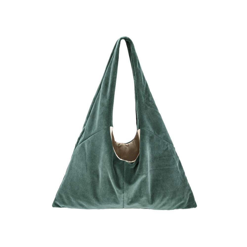 Sac besace en velours 3 Sac besace en velours GIGI Turquoise