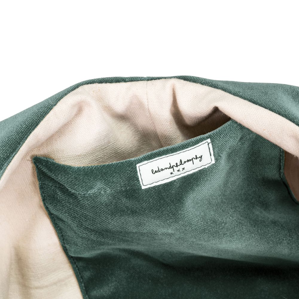 Sac besace en velours 2 Sac besace en velours GIGI Turquoise