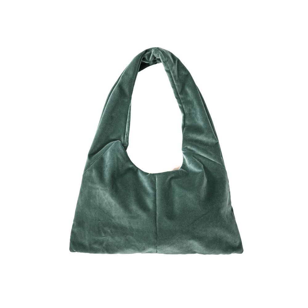 Sac besace en velours 1 Sac besace en velours GIGI Turquoise