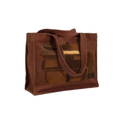 Sac cabas détails brodés
