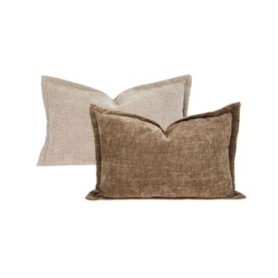 Coussin en velours bi-face 40x60 cm