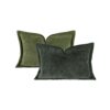 coussin en velours ZORRO LAURIER produit packshot 2