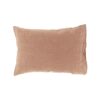 Taie d'oreiller en lin et coton 50x70 cm 3 taie d oreiller en lin coton DOLBY praline fiche produit ambiance