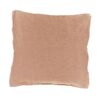 taie d oreiller en lin coton DONA praline fiche produit ambiance